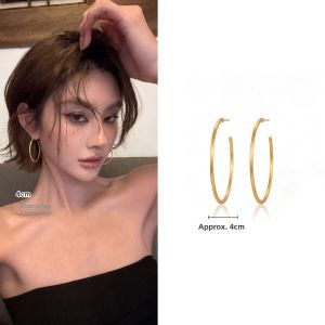 CAFFTI | Sterling Silver Textured Big Hoop Earrings