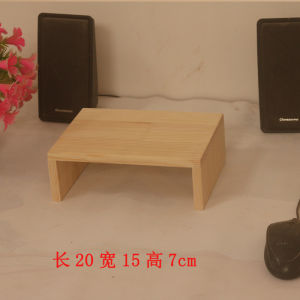 Solid Wood Desktop Display Elevated Rack Figure Rack Storage Rack Storage Rack Raised Pad Bracket Bracket TV