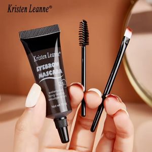 (Ready Stock+100% Original) 6 Color Waterproof Long Lasting Tatoo Brow Eyebrow Cream Gel with Brush
