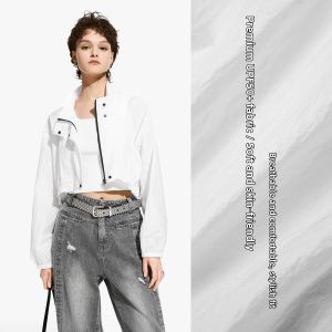 BEIQIANI | Casual Sport Sun Protection Jacket Loose Collared Short Womens Shirt Ice Silk