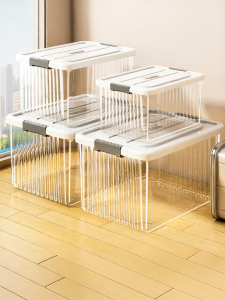 Large Capacity Clear Storage Box Home