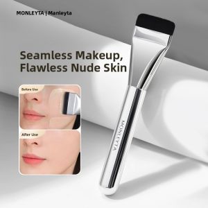 MONLEYTA | Professional Flat Head Foundation Brush Seamless Liquid Concealer Powder Application Makeup Brush Genuine Cangzhou Brand