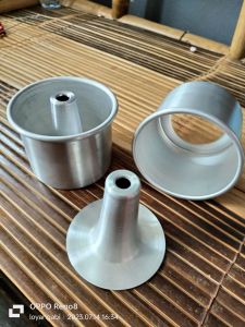 Loyang Chiffon cake lurus press / Loyang chiffon 10 12 cm / chiffon cake press tebal / Loyang chiffon mini