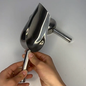 Vá xúc đá inox loại Dày Đẹp Xịn - Muỗng Xúc Đá Inox-HAUSE