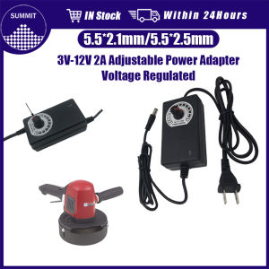 AC to DC Adjustable Power Adapter 3V-12V 100-220V 50-60Hz US Plug