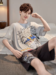 QIANSHUIMILU | Short Sleeve Lightweight Modal Boys Pajamas