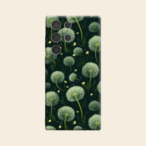 Dandelion Night Luxury Fashion Full Lens Protective Case for Samsung Galaxy S26 S25 S24 A56 A36 Plus Ultra