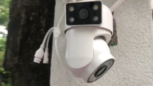 Yoosee กล้องวงจรปิด wifi สมาร์ท HD 1080P 360°สมาร์ท มุมมองเลนส์คู่ 2กล้องพร้อมกันภาพสีสด กันน้ำกลางแจ้ง ระบบเตือนภัย