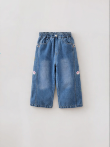 Marc&Janie | Cotton Comfort Wide Leg Denim Pants