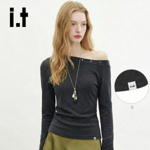 Off-Shoulder Slim Fit T-Shirt