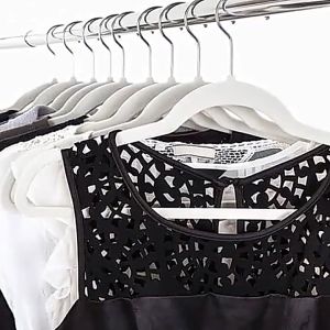 50pcs Velvet Hanger BEIGE IVORY Elegant Design【15 Colors to choose From】
