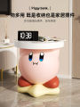Large Resin Cartoon Kirby Statue Living Room Decorative Stand Tea Table Gift Bedside Table Storage Organizer Creative Home Decor. 
