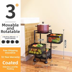 HANYUXUAN | Rotating Mobile Multifunction Specialized Storage Rack