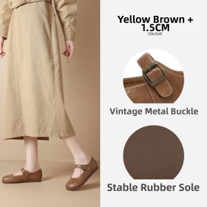 Josiny | Comfortable All Day Wear Women Mary Jane Flats