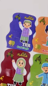 Amplop Lebaran Karakter Muslim Viral 2025 / THR Lebaran / Angpau Lebaran unik viral