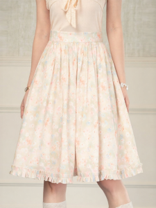 loveheynew | Váy Ngắn Cao Waist Floral Phong Cách Nghỉ Dưỡng Mùa Hè