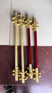 Hèo Hầu Đồng  Xúc Sắc Hầu Đồng Bằng Đồng (Dài 64cm-Nặng 0.6kg) (1 Đôi)