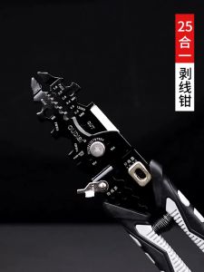 10/25 In 1 Electrician Pliers Wire Stripper Multifunctional Needle Nose Multi Pliers Network Cutters Terminal Crimping 剥线钳25合一