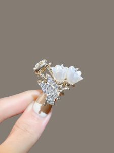 Sweet Small Hair Clip Forest System Bellflower New Style Small Size Hair Grips Forehead Bangs Side Hair Accessories