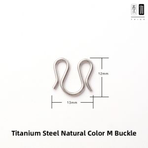 Thai Amulet Chain DIY Accessories Hanging Buckle Spring Fastener Amulet Rope Olecranon Buckle WM Buckle Broken Ring Lobster Buckle Quick Release