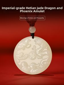 HUAKAIYUNDUO | Couple Matching Jade Pendant