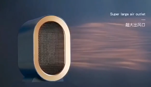 Portable Electric PTC Fan Heater Ceramic Desktop Fan Heater Household with Thermostat 1200W Heating Warm