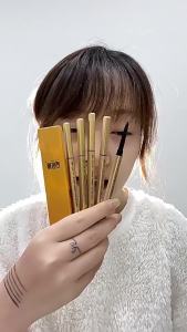 Nexlent Natural Waterproof Lasting Eyebrow Pencil with Brush Double Heads Eyebrow Pencil