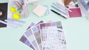 Colarr Bible Journaling Kit: Christian Gift Stencils, Pastel Sticky Notes, Aesthetic Highlighters, Quick Dry Ink Pens & Bible Stencils