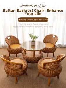 Liyudao | Comfy Natural Rattan Relax Chair