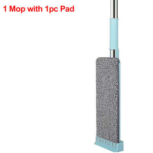 360 Rotating Spin Mop with Self Wringing Bucket Adjustable Microfiber Floor Mop for Home Cleaning Reusable and Machine Washabl