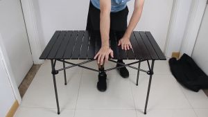 New Folding Table Simple and Convenient Table Casual Wild Belom Open Camp Table Outdoor Carbon Steel Egg Roll Table Spot