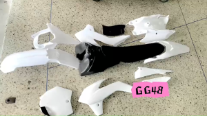 ชุดสีวิบาก เปลือกวิบาก สีขาว KTM150 แปลงใส่125-150ซีซี CRF KLX KTM TTR KX65 KSR MSX DASH รถวิบาก แฟริ่งวิบาก ชุดสีKTM พร้อมเบาะ+ถังน้ำมัน