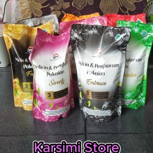 BRM Pewangi Mawar Laundry Pelicin & Pengharum Pakaian Refill 800 ml