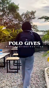 [BISA COD]TAS RANSEL PRIA TAS LAPTOP POLOTAS PUNGGUNG BACKPACK POLO WATERTAS KULIAHAN