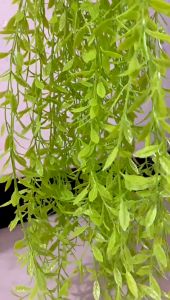 Wall Hanging Artificial Weeping Willow  Fake Ivy Leaves Rattan Garland for Home Garden Wall party Decor