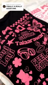 BINI performance fan support T-shirt fashionable design cotton T-shirt for kids boys girls tops