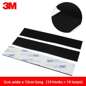 3M Magic Tape Car Foot Mat Special Adhesive Back Black Son-Mother Buckle Traceless Self-Adhesive Strip for Car Fixation