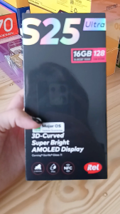 itel S25 Ultra RAM 8+8/128GB - 6.78"FHD+ Amoled 3D 120hz - 6.9mm Ultra Slim Design - Corning Gorila Glass 7i