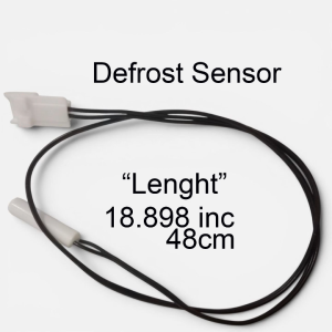 Defrost Sensor For Panasonic with 18.898 inch cable length for refrigeration systems.