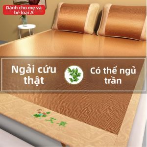 Thảm Mùa Hè Đôi Mặt Dày Từ Cây Ngải