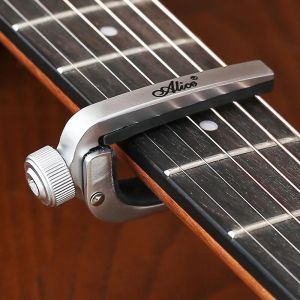Alice Guitar Capo Adjustable Roller Metal Perfect Quick Change Tune for Electric Acoustic Guitar Bass Violin and Ukulele