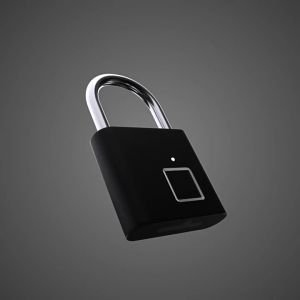 Intelligent fingerprint padlock home password cabinet lock student dormitory anti-theft fingerprint lock