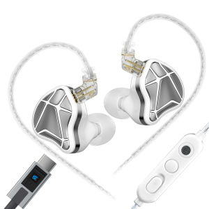 KZ | KZ Axas FPS Gaming IEM Headphones Professional Tunable DSP Noise Canceling Detachable 2Pin Cable Ergonomic E-Sports Earbuds