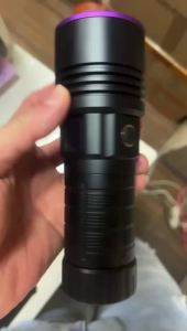 High Power 365nm UV Flashlight 180W LED Ultraviolet Lamp Black Mirror Purple Light Pet Urine Tinea Ore Fluorescer Detector