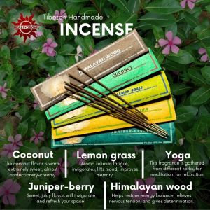 Tibetan Handmade Incense Nepal Most Popular Incense 45pcs/ 75pcs with Himalayan Flowers Scent