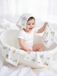 TONGKUI | Soft Newborn Cotton Baby Face Towel