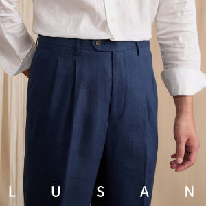 Summer Fashion 100% Linen Mens Casual Trousers
