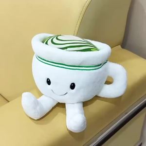 New 12cm Matcha Plush Toys Cute Soft Stuffed Cartoon Pillow Anime Dolls For Kid Birthday Christmas Gift