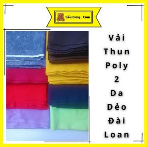 Vải Thun Poly 2 Da Dẻo Đài Loan Co Giãn 4 Chiều Siêu Bền May Đồ Thể Thao (Đồ Tập) | Vải Thun Thể Thao Poly | GY-VAI-007 | Gấu Cưng Store - Gaucung.com
