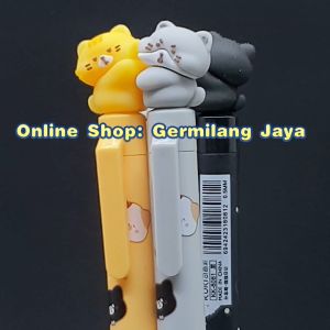 SPARROW Pen 1 Pasang / Sharing Pen / Pen Karakter Lucu Cantik CATS DIARY (8081)